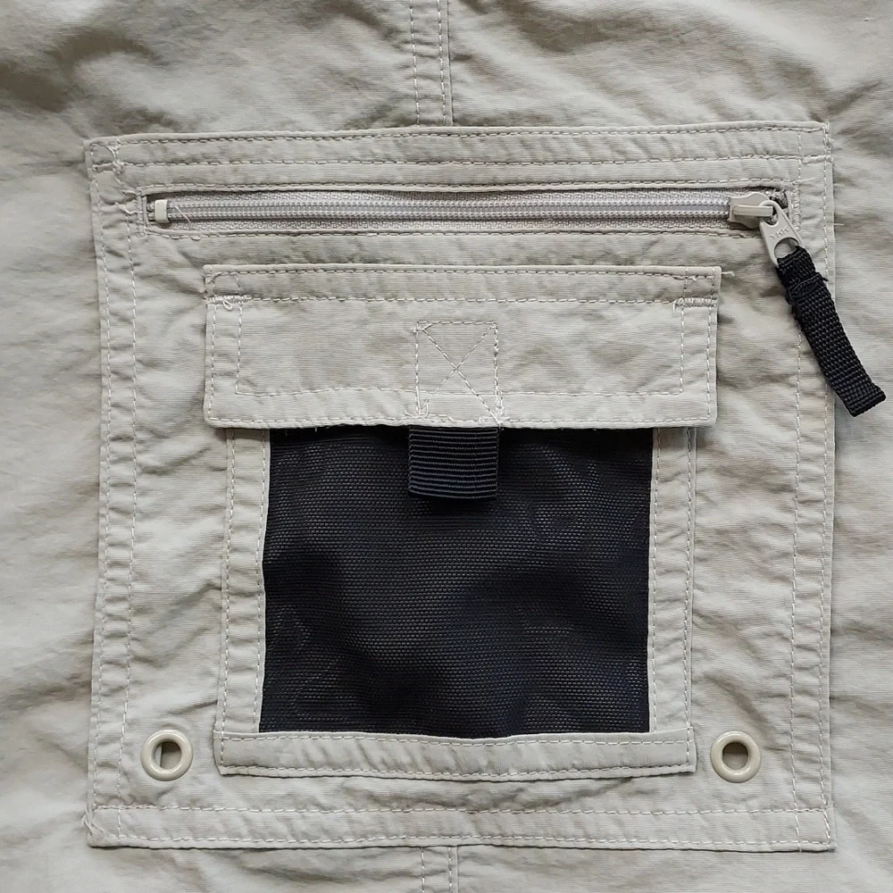 Bimini Bay Casual Classic Preppy Coastal Khaki Minimalist Cargo Swim Trunks M